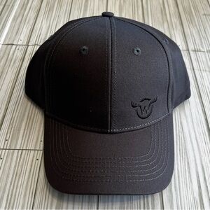 Moosejaw little critter baseball Cap hat SnapBack Embroidered gray blue one size